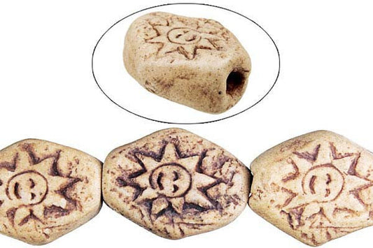 Polymer Clay Diamond Beads, 16-Inch Strand, Jewelry Making Supplies