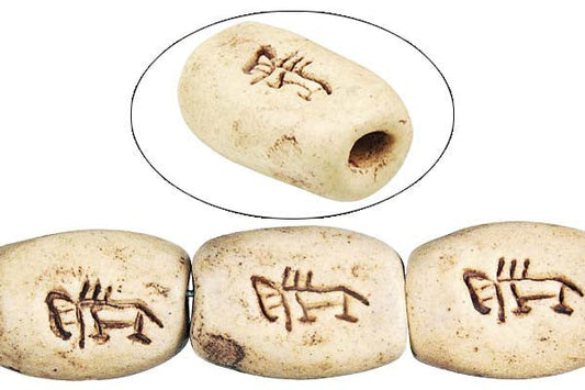 Polymer Clay Puffy Rectangle Beads, 16-Inch Strand, Jewelry Making Supplies