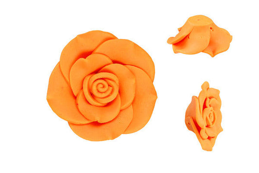 Polymer Clay Flower Pendant, 36-38mm, 1 Piece, Jewelry Making Supplies