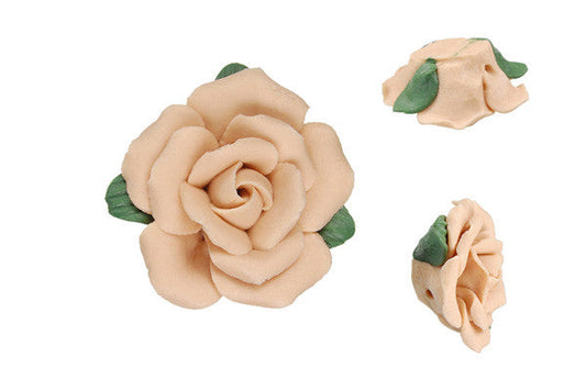Polymer Clay Flower Pendant, 36-38mm, 1 Piece, Jewelry Making Supplies