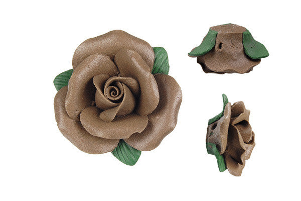 Poly Clay Flower Pendant, 36-38mm, 1 Piece, Pendant for Jewelry Making