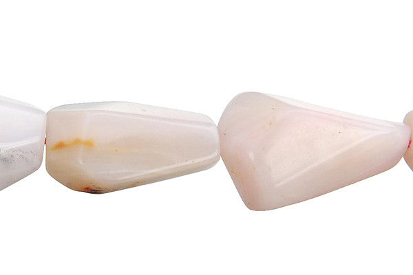 Pink Opal Nugget Faceted Beads, 16-Inch Strand, Beads for Jewelry Making