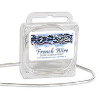 French Wire, Silver Plated Extra Heavy, 0.9mm, Jewelry Making Supplies