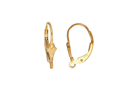 Gold-Filled Leverback w/Ring, 5.0mm