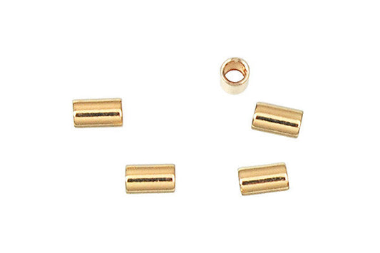 Gold-Filled Crimp 2.0mm, 2.0x3.0mm