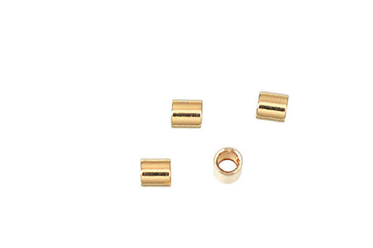 Gold Filled Crimp 2.0mm, 2.0x2.0mm
