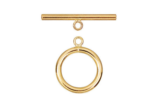 Gold Filled Toggle Clasp, 2.00x15.0mm