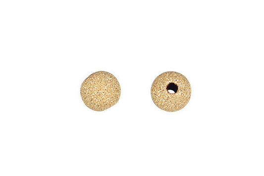 Gold-Filled Round Stardust Bead, 5.0mm