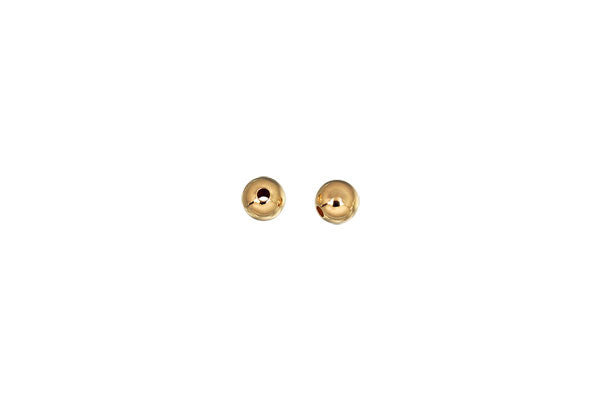 Gold-Filled Round Bead, 4.0mm