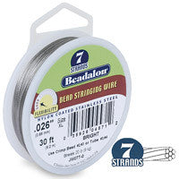 Beadalon 7 Strand 26 Gauge, .015" Bright Jewelry Wire
