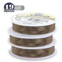 Beadalon 19 Strand 26 Gauge, .015" Bronze Jewelry Wire
