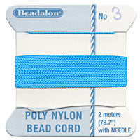 Griffin 100% Silk Thread, Size 6, Blue