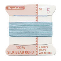 Griffin 100% Silk Thread, Size 4, Turquoise