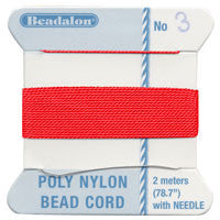 Griffin 100% Silk Thread, Size 4, Red