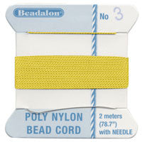 Griffin 100% Silk Thread, Size 4, Amber