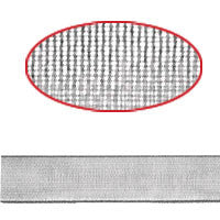 Organza Ribbon, Silver, 0.375"