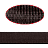 Organza Ribbon, Black, 0.375"