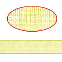 Organza Ribbon, Gold, 0.375"
