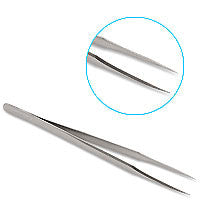 Designer Ergonomic Straight Tweezers, 4.5"