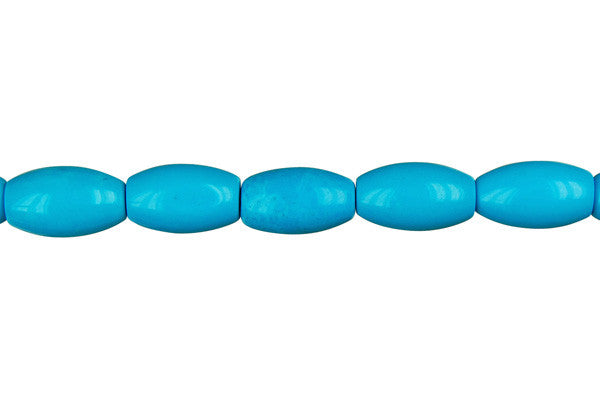 Howlite Rice Beads, 16-Inch Strand, Beads for Jewelry Making