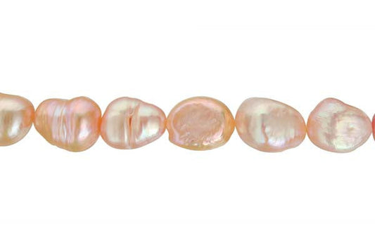 Pink Smooth Nugget Beads, 15-Inch Strand, Jewelry Making Supplies