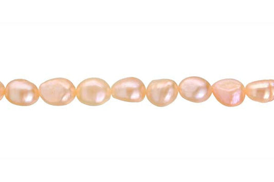 Pink Smooth Nugget Beads, 16-Inch Strand, Jewelry Making Supplies