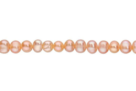 Pink Potato Beads, 16-Inch Strand, Beads for Jewelry Making