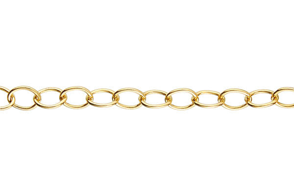 Gold Filled Cable Chain, 3.5x4.5mm