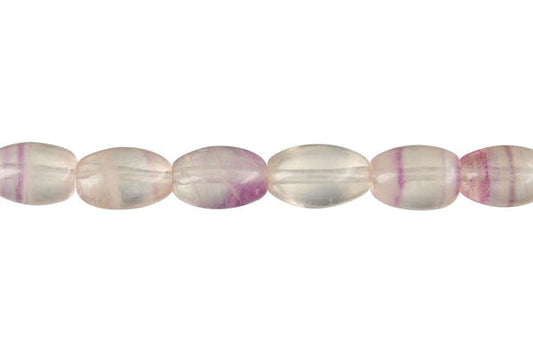 Fluorite Drum Beads