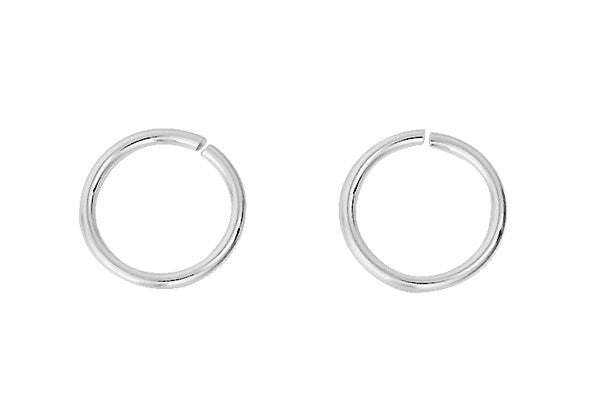 Sterling Silver 6.5mm Jump Ring, 22-Gauge