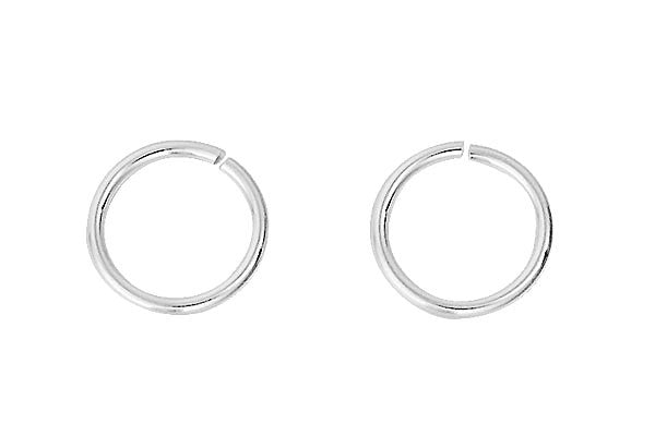 Sterling Silver 8.0mm Jump Ring, 22-Gauge