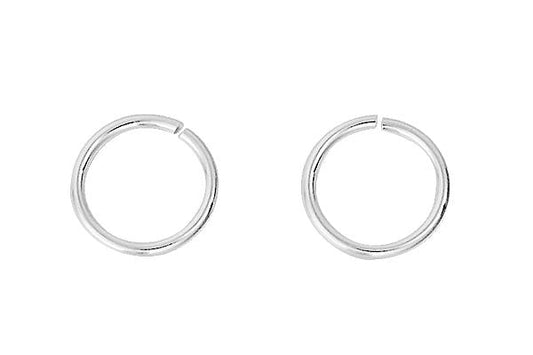 Sterling Silver 8.0mm Jump Ring, 22-Gauge