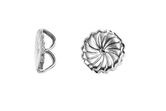 Sterling Silver Butterfly Earring Back, 9.5mm