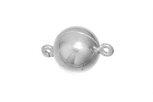Sterling Silver Bead Clasp, 8.0mm