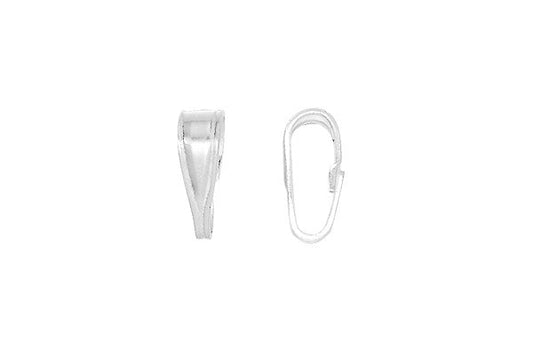 Sterling Silver Locket Bail, 2.2x5.3mm