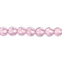 Light Amethyst Quartz Faceted Round