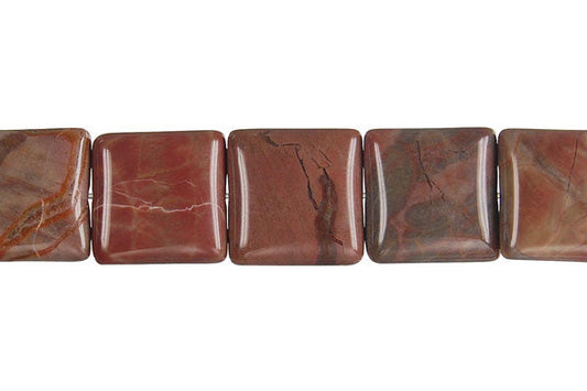 Amber Onyx Square Beads