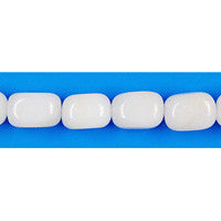 White Marble Smooth Nugget Beads, 16-Inch Strand, Jewelry Making Supplies