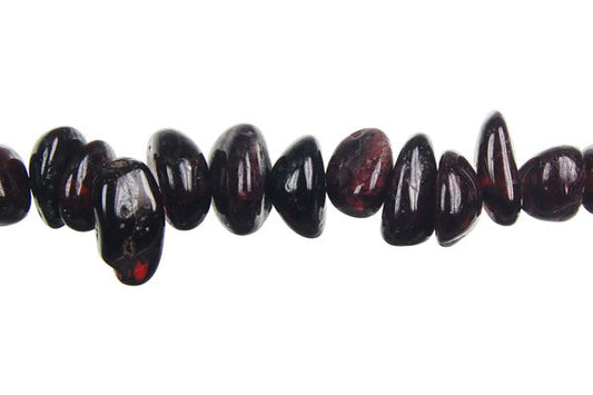Garnet Nugget Beads, 16-Inch Strand, Beads for Jewelry Making