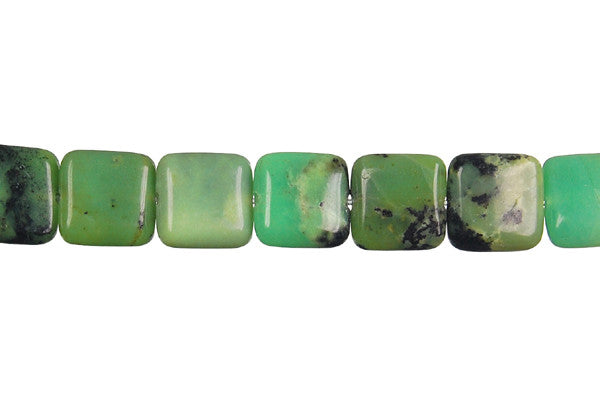 Chrysoprase Square Beads, 16-Inch Strand, Beads for Jewelry Making