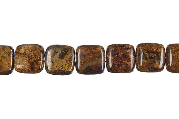 Bronzite Square Beads
