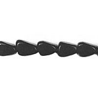 Black Quartz Tooth Nugget Beads, 16-Inch Strand, Beads for Jewelry Making