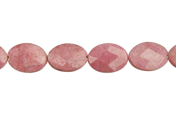 Rhodonite Beads - Faceted Briolette - 8x10mm - 16-inch - unbranded beads for jewelry making