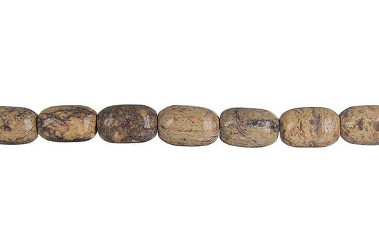 Picasso Jasper Drum Beads, 16-Inch Strand, Beads for Jewelry Making