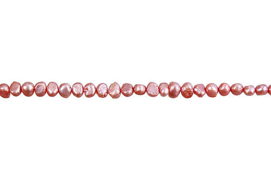Violet Red Button Beads, 16-Inch Strand, Jewelry Making Supplies