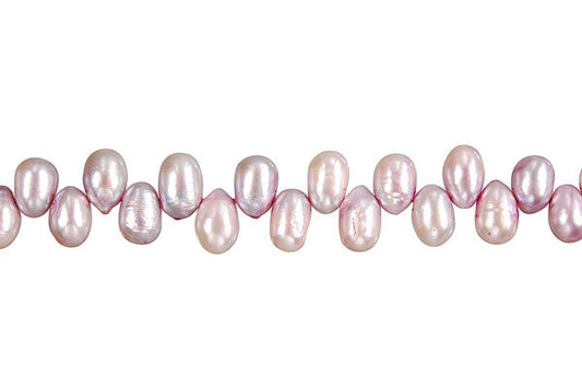 Violet Rice Beads, 16-Inch Strand, Jewelry Making Supplies