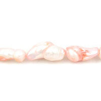 Pink Peanut Beads, 16-Inch Strand, Beads for Jewelry Making