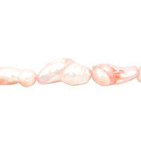 Pink Peanut Beads, 16-Inch Strand, Beads for Jewelry Making