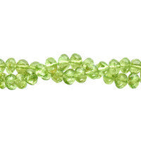 Peridot Rondelle Beads, 16-Inch Strand, Beads for Jewelry Making