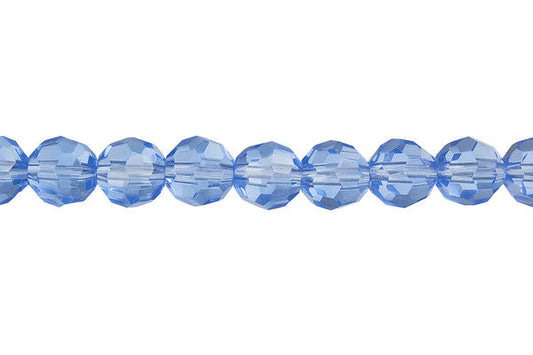 Chinese Crystal Round Faceted Beads, 15-Inch Strand, Beads for Jewelry Making